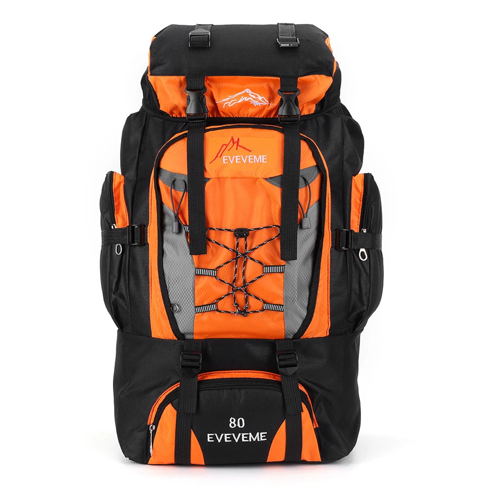 80L Waterproof Travel Backpack For Men
